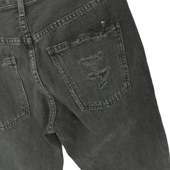 Citizens of Humanity Sasha Twist Crop Low Slung Flare Jeans Size 24 Safety Pins - Picture 9 of 14